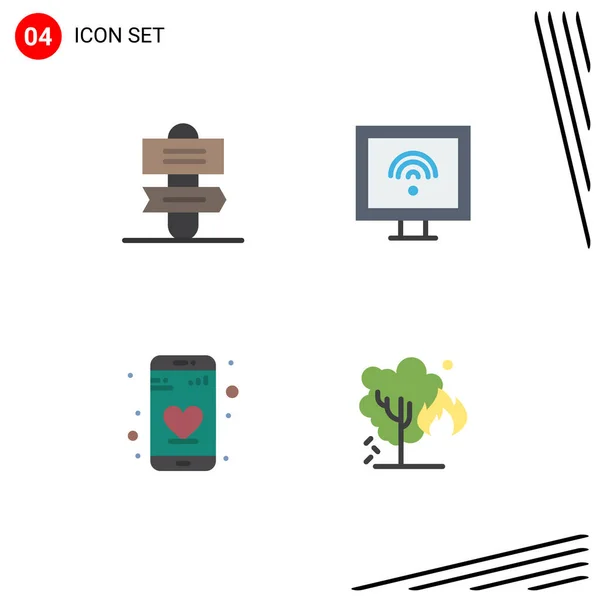 Piktogramm Set Mit Einfachen Flachen Symbolen Für Urlaub Telefon Unterhaltung — Stockvektor
