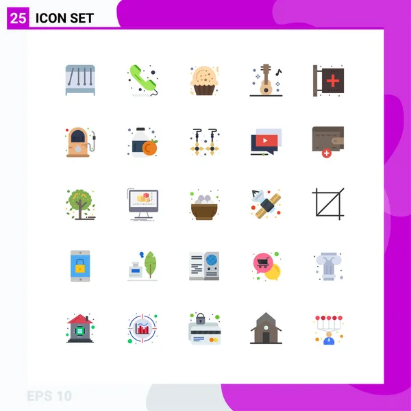 Stock Vector Icon Pack Лінійних Знаків Символів Фітнесу Центру Різдва — стоковий вектор