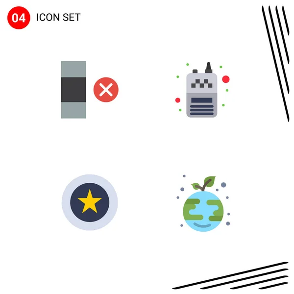 Universal Flat Icons Set Web Mobile Applications Cell Favorito Telefone —  Vetores de Stock