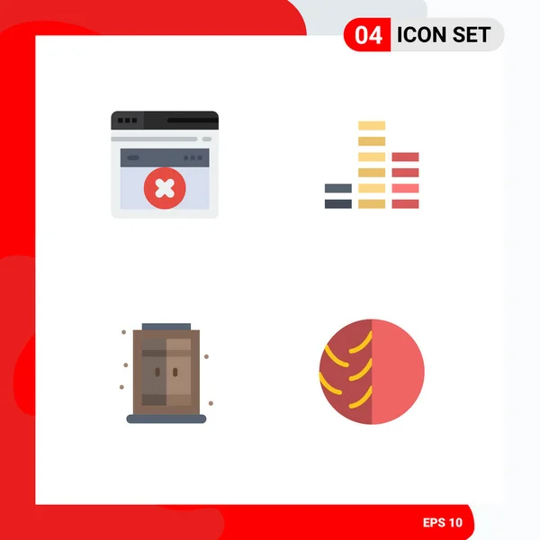 Set Modern Icons Sysymbols Signs Web Page Dermatologist Music Home — Vector de stock