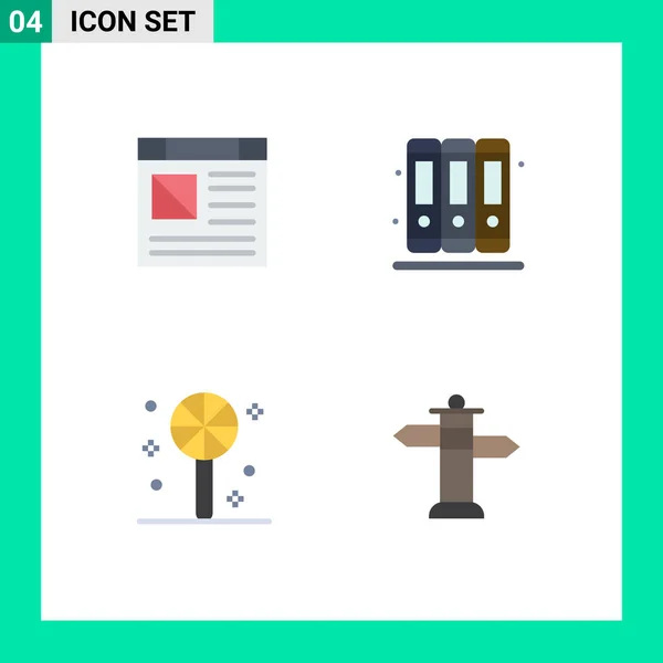 Flat Icon Konzept Für Websites Mobile Und Apps App Urlaub — Stockvektor