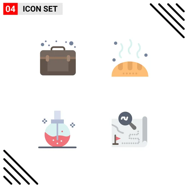 Piso Icon Pack Símbolos Universales Bolsa Cuidado Web Dar Salud — Vector de stock