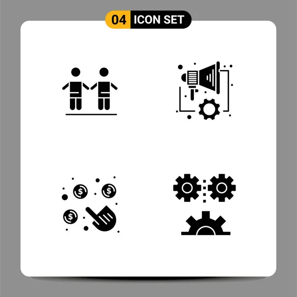 Stock Vector Icon Pack Líneas Signos Símbolos Para Mejor Pago — Archivo Imágenes Vectoriales