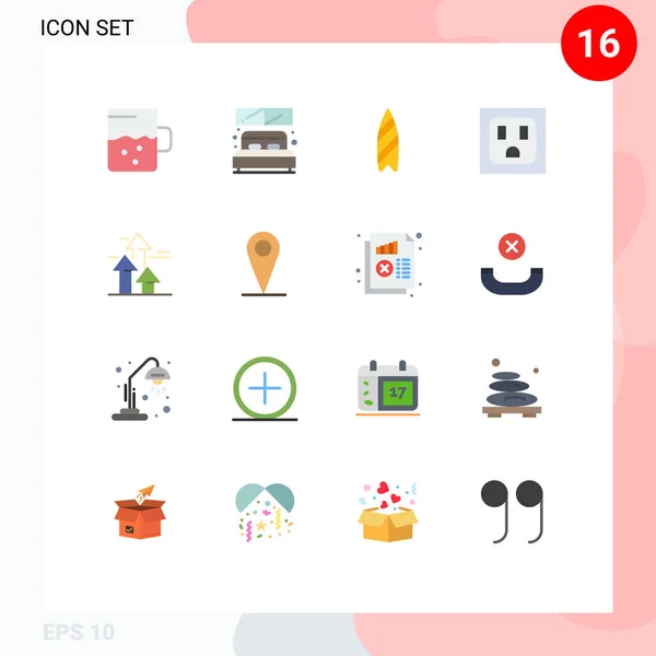 Stock Vector Icon Pack Mit Linienzeichen Und Symbolen Für Limits — Stockvektor