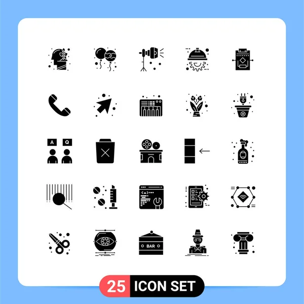 Stock Vector Icon Pack Line Signs Symbols Workflow Engineering Uminination — 스톡 벡터