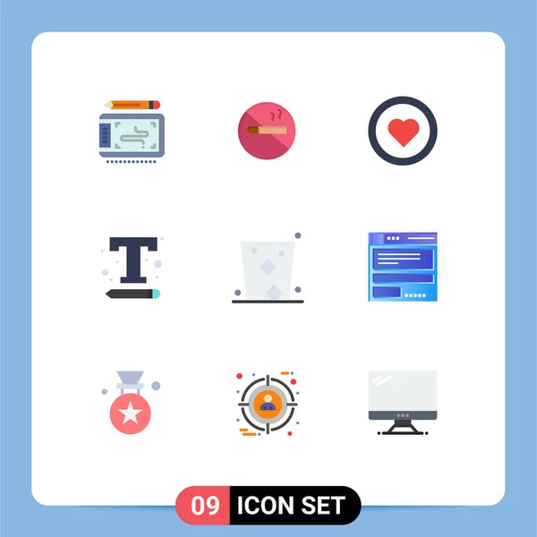 Vector Stock Icon Pack Líneas Signos Símbolos Para Alcohol Configuraciones — Vector de stock