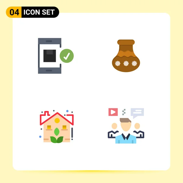 Universal Icon Symbols Group Modern Flat Icons Application Festival Device — Stockový vektor