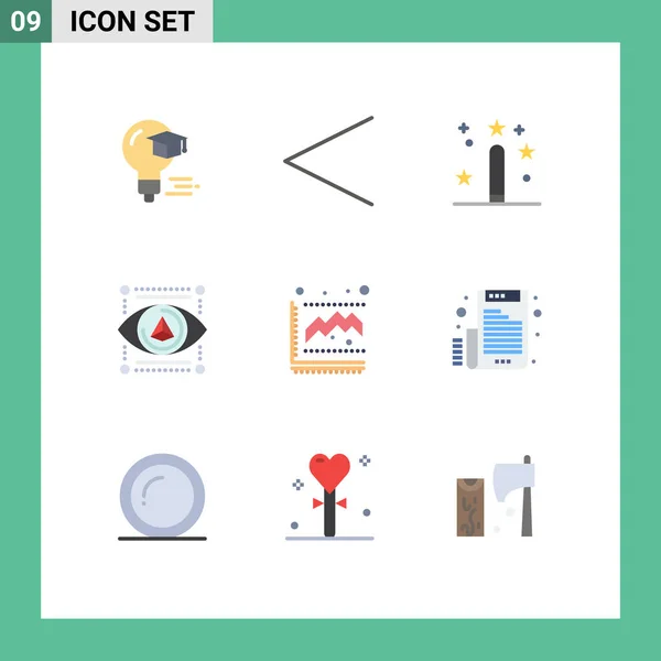 Set Von Modernen Symbolen Symbole Zeichen Für Graphen Drucker Design — Stockvektor