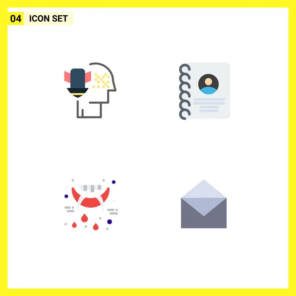 Universal Icon Symbols Gruppe Von Modernen Flachen Icons Für Datenschutz — Stockvektor