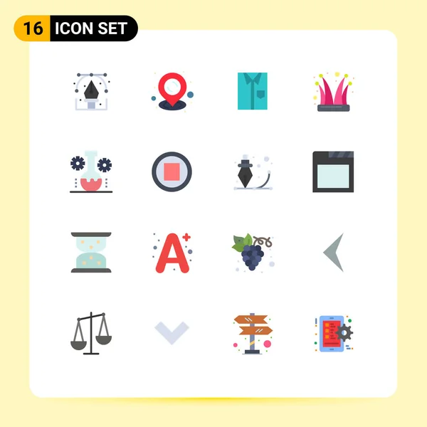 Conjunto Iconos Interfaz Usuario Moderna Signos Símbolos Para Bufón Bufón — Vector de stock