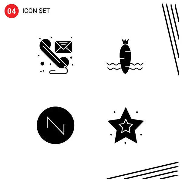 Kreative Symbole Moderne Zeichen Und Symbole Von Mail Sägezahn Senden — Stockvektor