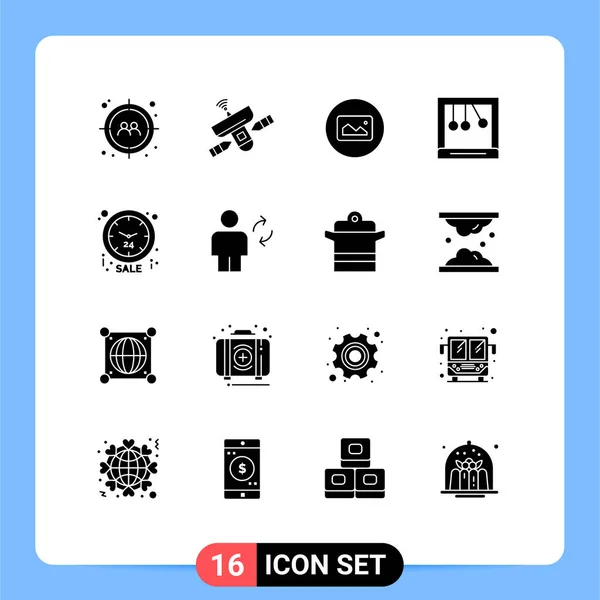 Icône Vectorielle Stock Paquet Signes Symboles Ligne Pour Cyber Newton — Image vectorielle