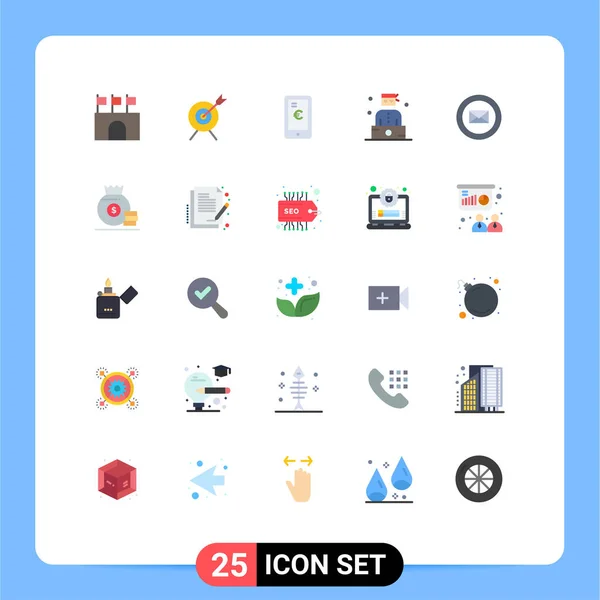 Stock Vector Icon Pack Sinais Linha Símbolos Para Negócios Ladrão — Vetor de Stock