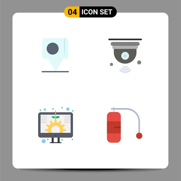 Universal Flat Icons Set Para Web Aplicações Móveis Bangladesh Digital — Vetor de Stock