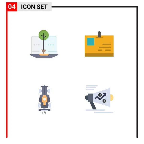Interface Utilisateur Flat Icon Pack Signes Symboles Modernes Organique Formule — Image vectorielle