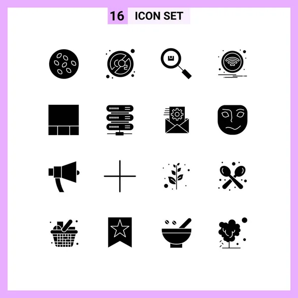 Stock Vector Icon Pack Sinais Linha Símbolos Para Grade Sem — Vetor de Stock