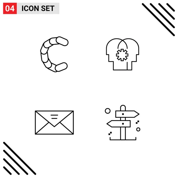 Creative Icons Σύγχρονα Σημάδια Και Σύμβολα Του Νομίσματος Αλυσίδας Εισερχόμενα — Διανυσματικό Αρχείο