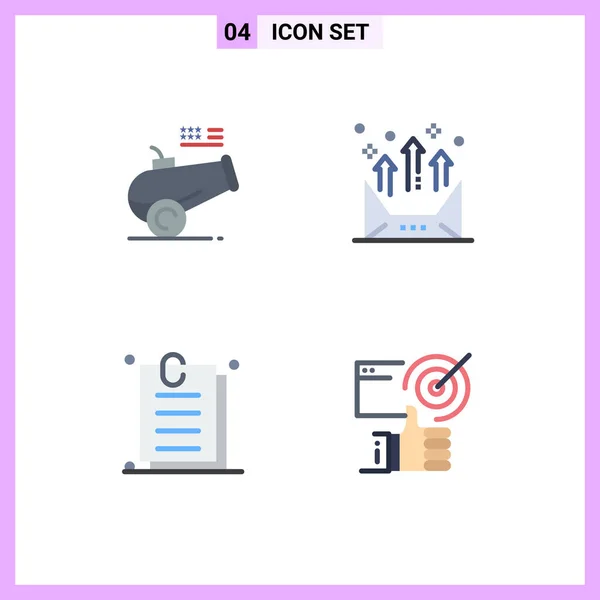 User Interface Pack Basic Flat Icons Big Gun Attachment Mortar — Stock Vector