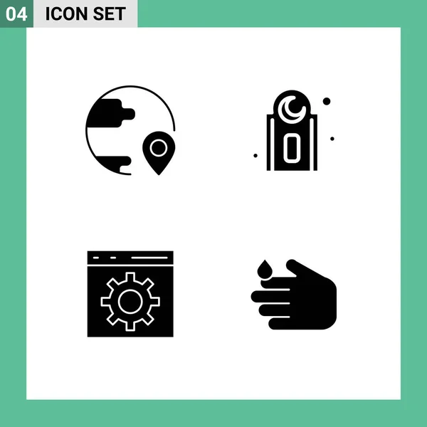 Stock Vector Icon Pacote Sinais Linha Símbolos Para Entrega Desenvolvimento —  Vetores de Stock