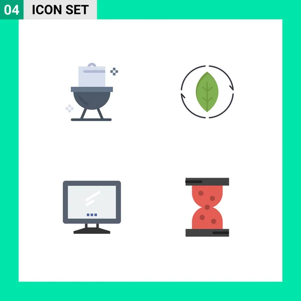 Universal Icon Symbols Group Modern Flat Icons Bathroom Monitor Washroom — Stock Vector