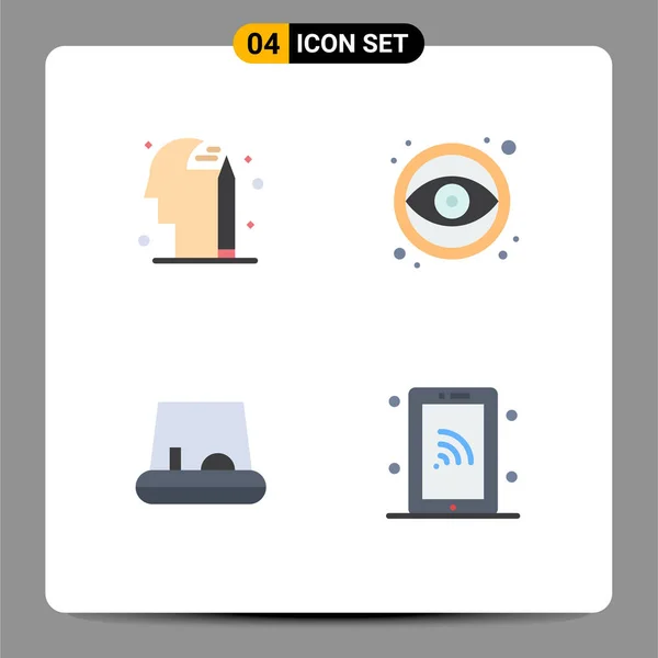 Universal Icon Symbols Group Modern Flat Icons Education Network Design - Stok Vektor