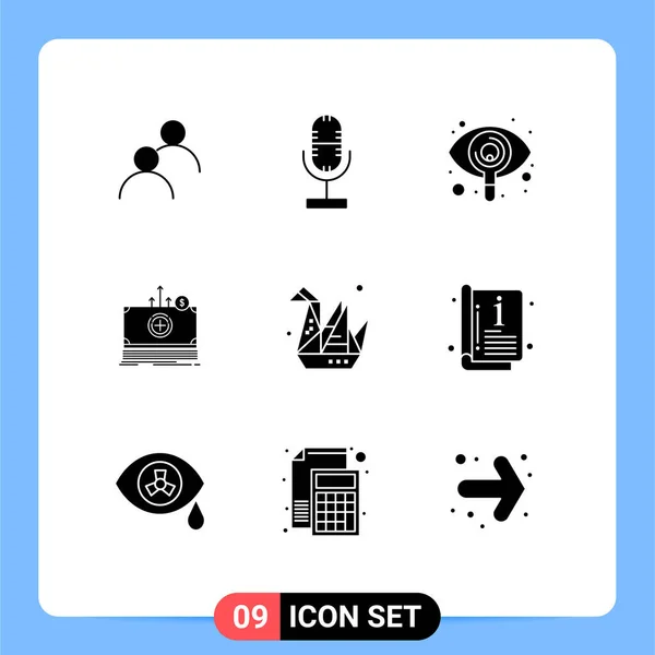 Vector Icon Pack Line Signs Symbols Hobbies Transfer Eye Medical — 스톡 벡터