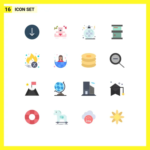 Stock Vector Icon Pack Mit Zeilenzeichen Und Symbolen Für Unternehmen — Stockvektor