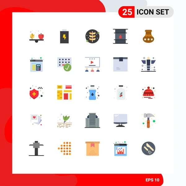 Set Iconos Interfaz Usuario Moderna Símbolos Signos Para Arena Logística — Vector de stock