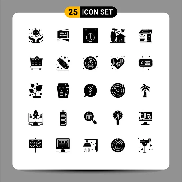 Conjunto Iconos Interfaz Usuario Moderna Símbolos Signos Para Propiedad Patrimonio — Archivo Imágenes Vectoriales