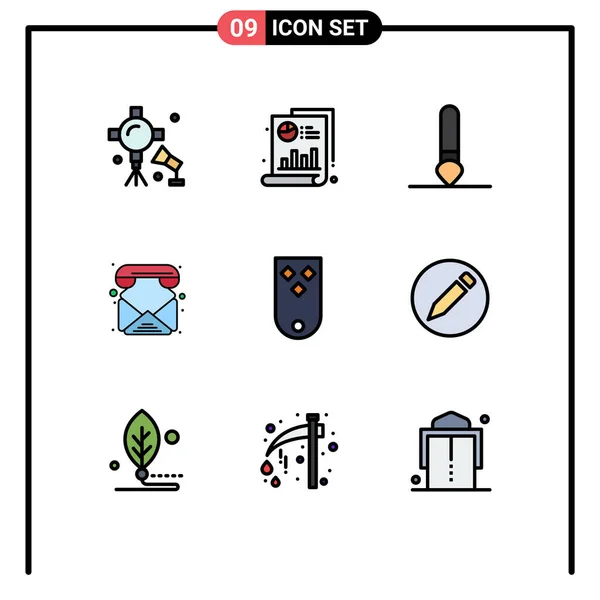Icône Vectoriel Standard Emballage Lignes Panneaux Symboles Pour Les Insignes — Image vectorielle
