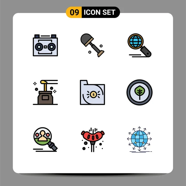 Creative Icons Σύγχρονα Σημάδια Και Σύμβολα Της Γιόγκα Λάδι Άνοιξη — Διανυσματικό Αρχείο