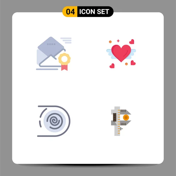 Universal Icon Symbols Group Modern Flat Icons Email Abstract Offer — Vetor de Stock