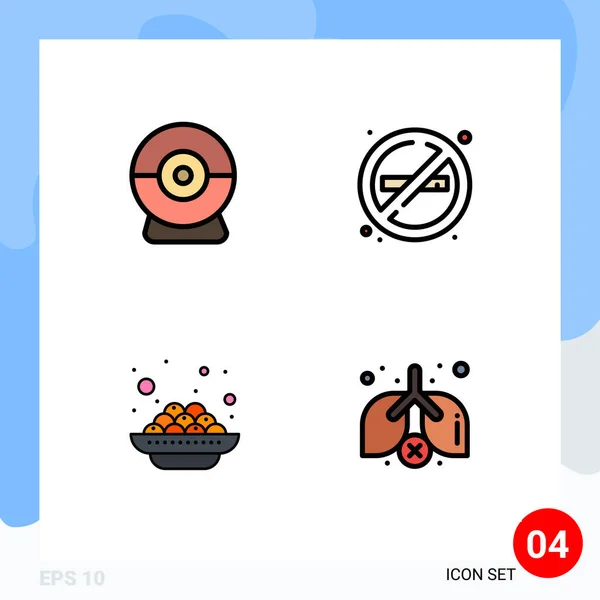 Stock Vector Icon Pack Linha Sinais Símbolos Para Câmera Kanji —  Vetores de Stock