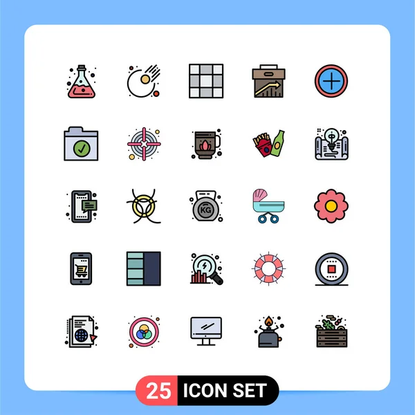 Conjunto Iconos Interfaz Usuario Moderna Símbolos Signos Para Usuario Interfaz — Vector de stock