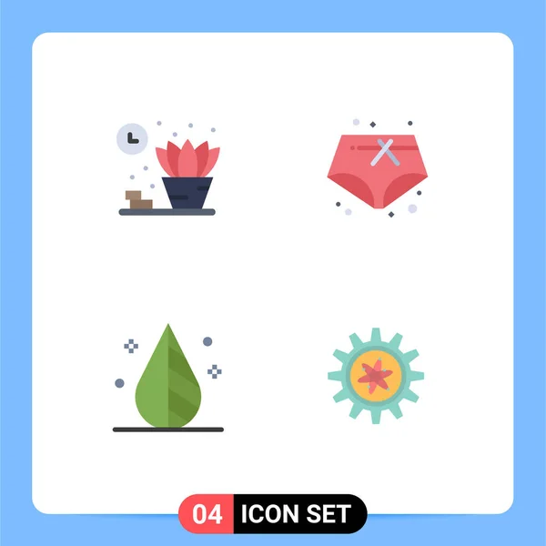 Icônes Plates Vectorielles Thématiques Symboles Modifiables Maison Outil Short Couleur — Image vectorielle