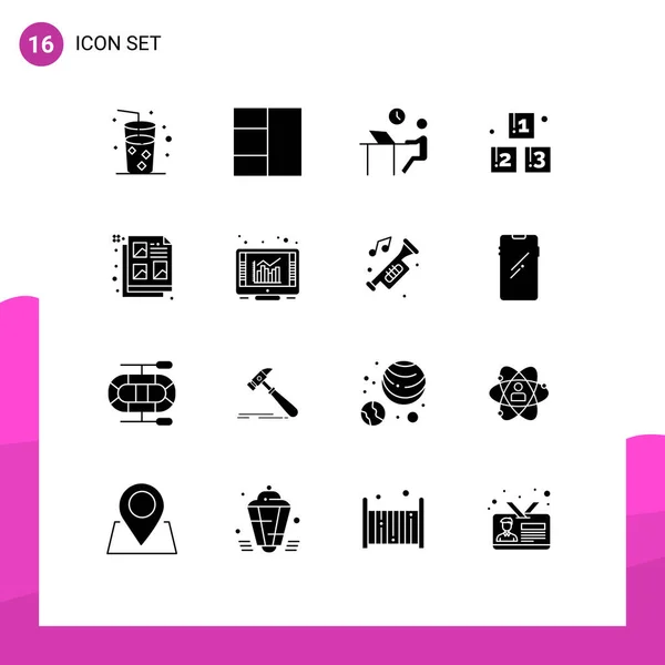 Conjunto Iconos Interfaz Usuario Moderna Símbolos Signos Para Idea Diseño — Vector de stock