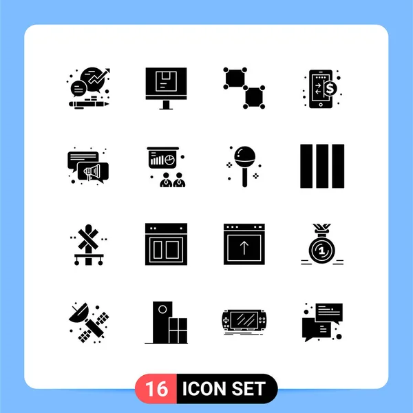 Conjunto Iconos Interfaz Usuario Moderna Símbolos Signos Para Internet Economía — Vector de stock