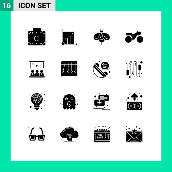 Jeu Symboles Modernes Icônes Interface Utilisateur Signes Pour Utilisateur Tutoriel — Image vectorielle
