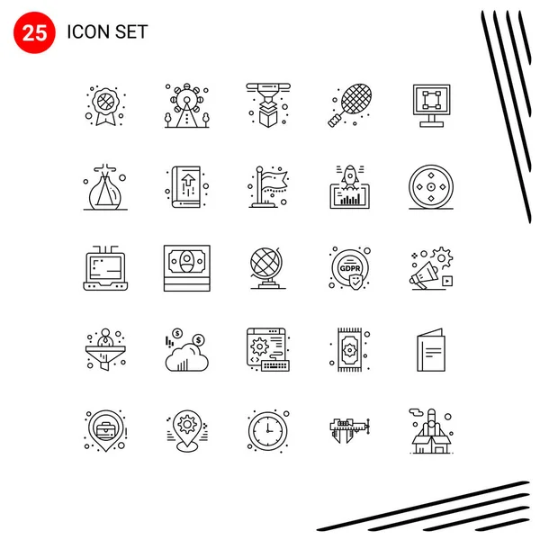 Kreative Symbole Moderne Zeichen Und Symbole Für Design Ernte Drucker — Stockvektor