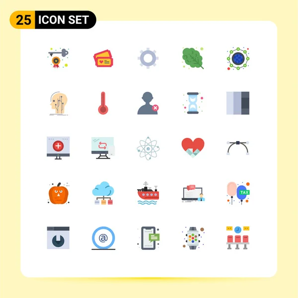 Stock Vector Icon Pack Sinais Linha Símbolos Para Globo Internacional — Vetor de Stock