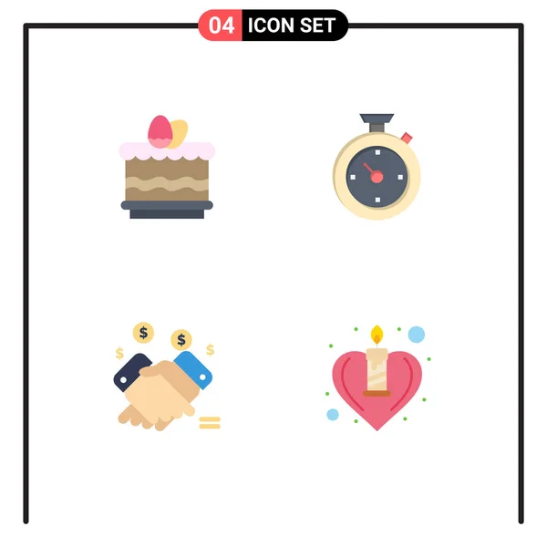 Set Dari Ikon Modern Tanda Tanda Untuk Cack Pemasaran Telur - Stok Vektor