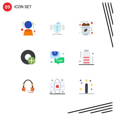 9 yaratıcı aygıt, aygıt, aygıt, güvenli, bilgisayar, fincan Düzenlenebilir Vektör Tasarım Elemanlarından oluşan paket