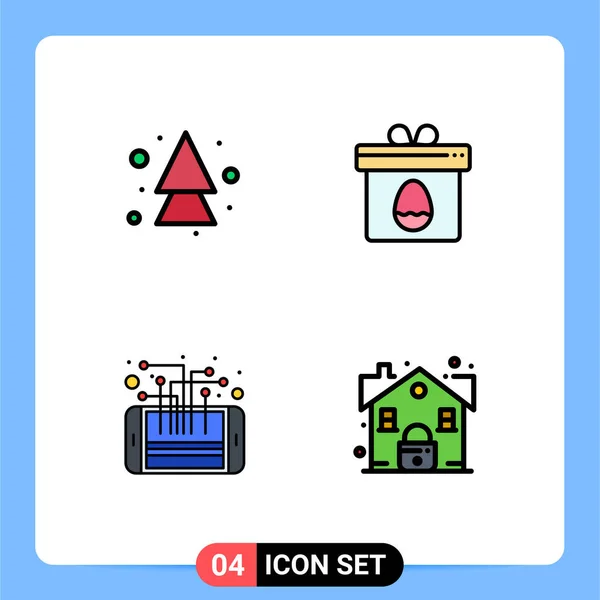 Creative Icons Modern Signs Symbols Arrow Mobile Direction Egg Processor — Stock Vector