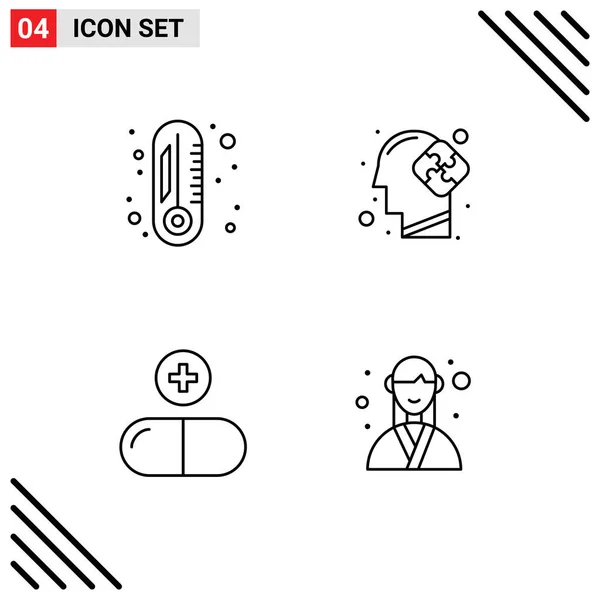 Universal Icon Symbols Group Modern Filledline Flat Cores Química Pílulas — Vetor de Stock