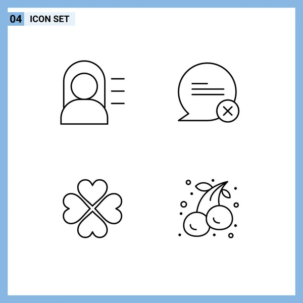 사용자 인터페이스 교육의 Editable Vector Design Elements — 스톡 벡터