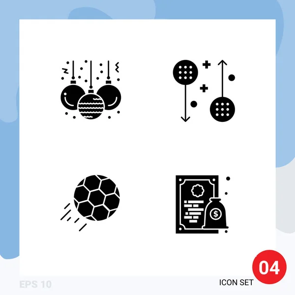 전형적 솔리드 Thematic Vector Solid Glyphs 그리고 Editable Vector Design — 스톡 벡터