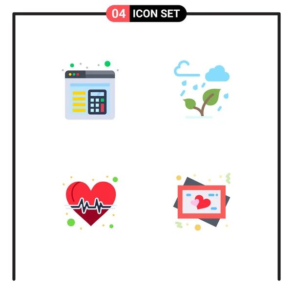 Concept Icône Plate Pour Les Sites Web Navigateur Mobile Applications — Image vectorielle