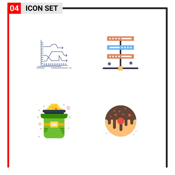 User Interface Pack Basic Flat Icons Arrows Day Market Hosting — Stock Vector