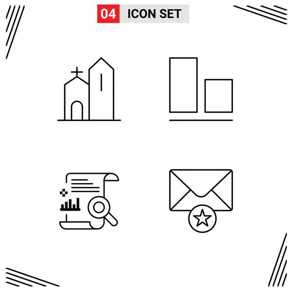 Universal Icon Symbols Gruppo Modern Filledline Colori Piani Costruzione Contenuto — Vettoriale Stock