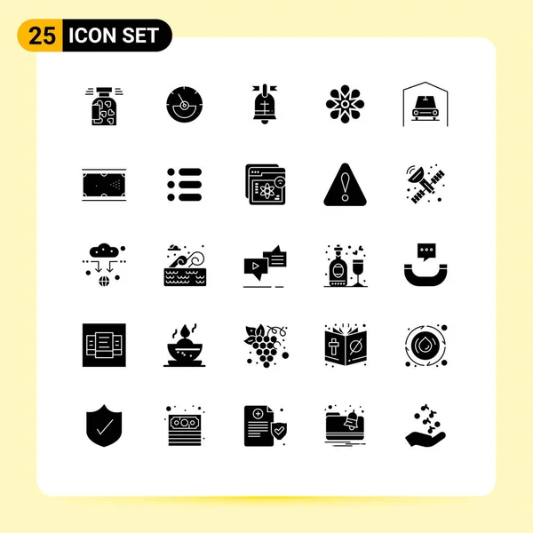图片集25个简单固体拼图车库 美国可编辑向量设计元素 — 图库矢量图片